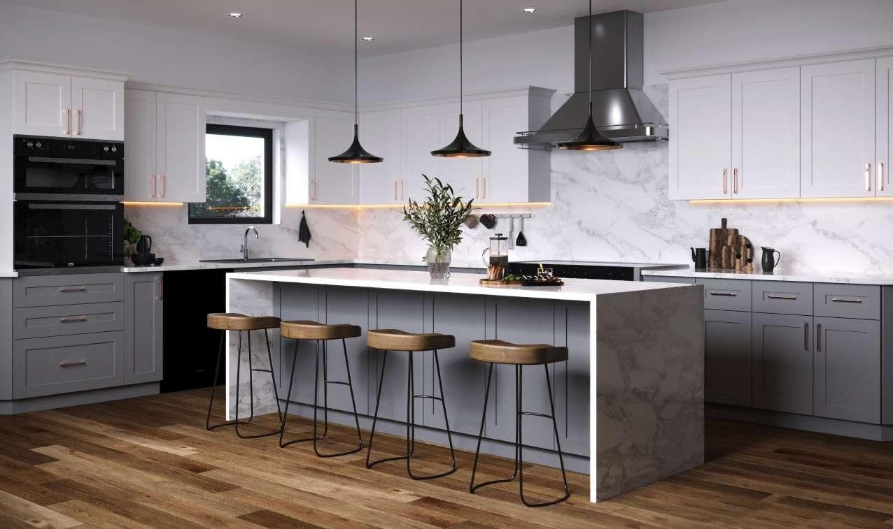 kitchen cabinets shaker white